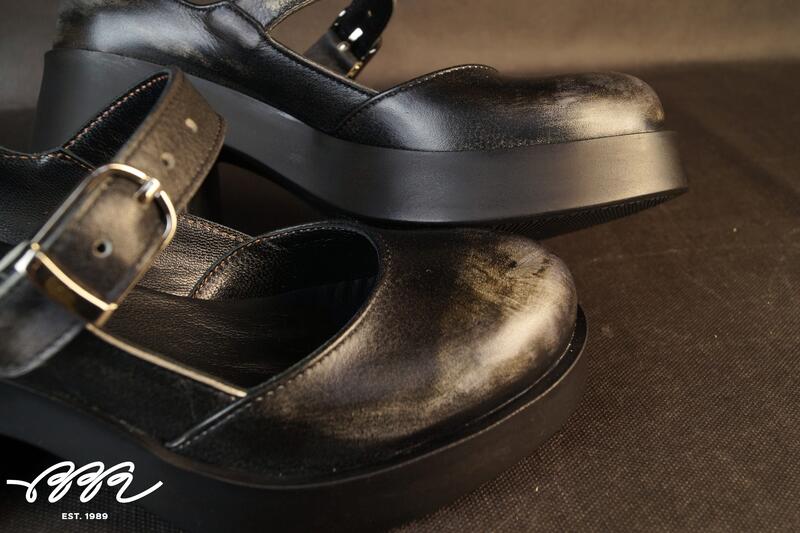 Фото обуви с кожей