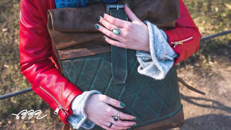 Фото сумки с кожей