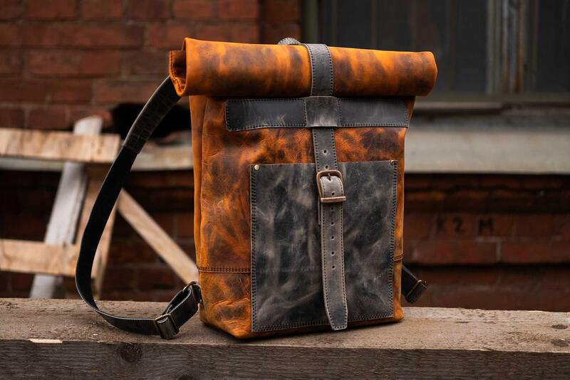 Фото сумки с кожей