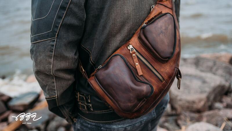 Фото сумки с кожей